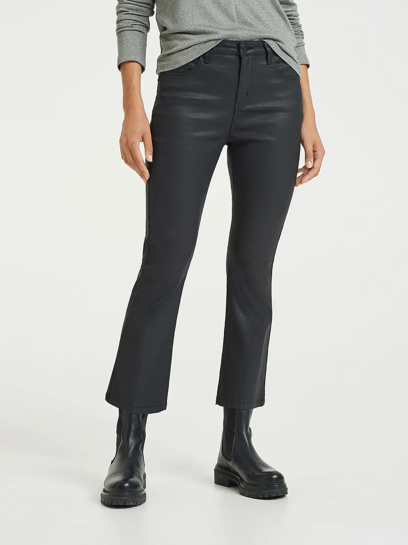 OPUS | Jeans in Lederoptik 7/8 EMEDA | 